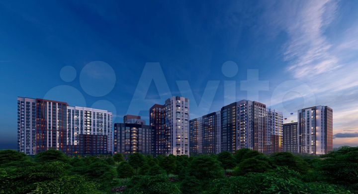 Квартира-студия, 24,7 м², 10/19 эт.