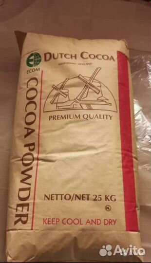 Какао порошок натуральный Dutch Cocoa