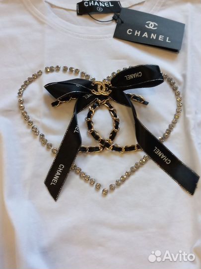 Комплект Chanel футболка +юбка