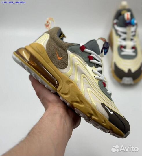 Кроссовки Nike Air Max 270 React Travis Scott (Арт.49898)