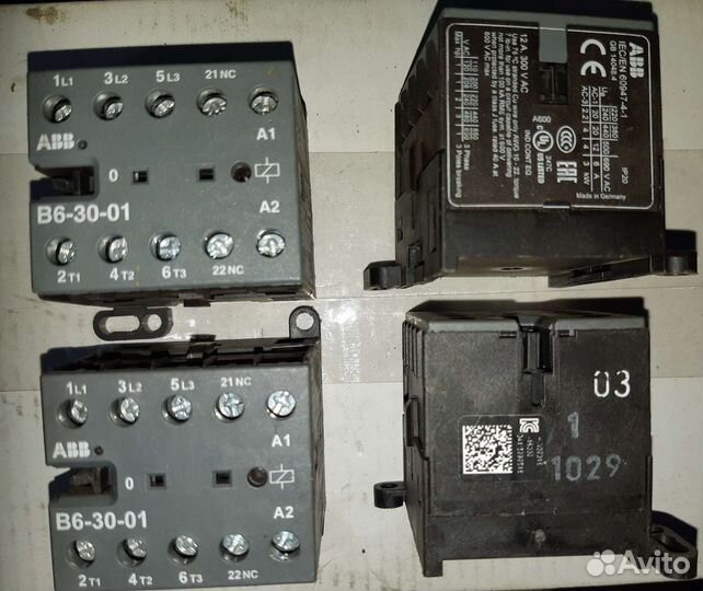 Пускатели/контакторы 24в и 42в
