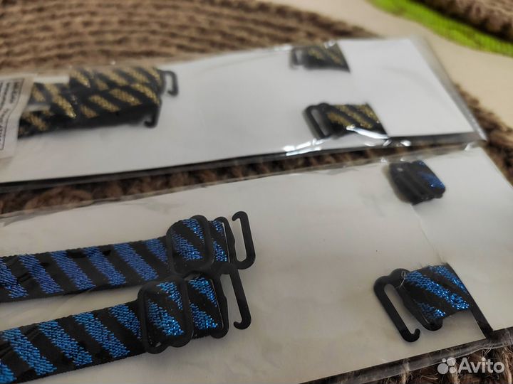 Бретели декоративные с люрексом