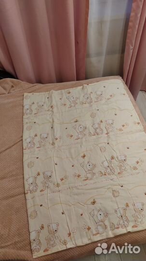 Одеяло детское шерстяное, р. 135х100