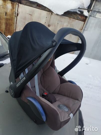 Автолюлька от 0 +адаптер шасси maxi cosi