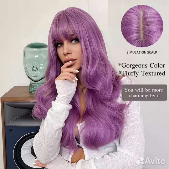 Парик красивого цвета. Новый, волнистый