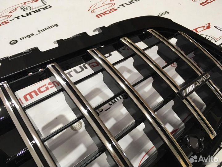 Решетка Mercedes A-class w177 GT Дистроник AMG