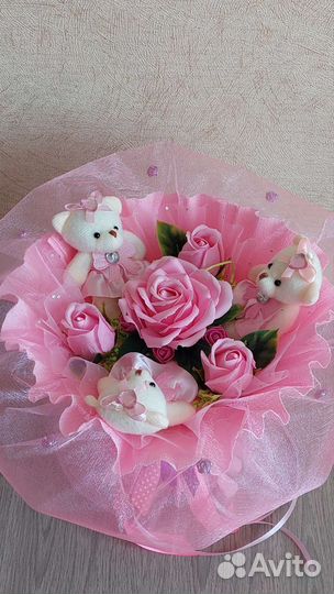 Букеты из мягких игрушек