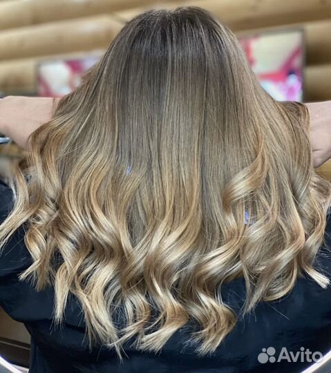 Сложнле окрашивание airtouch аэртач