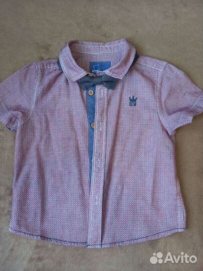 Рубашка с бабочкой для мальчика