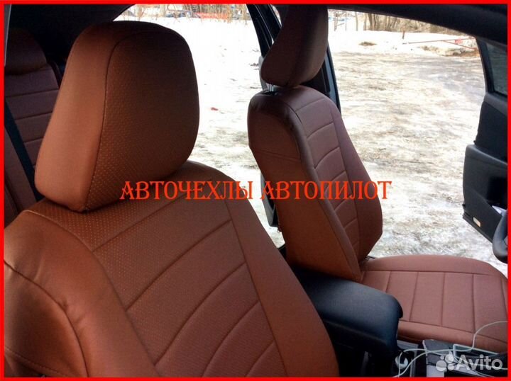Чехлы Автопилот Toyota Camry v50 из экокожи