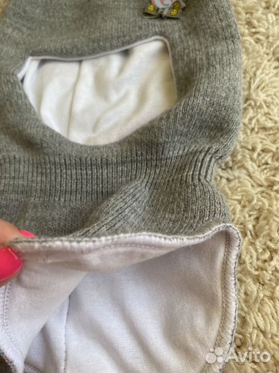 Шапка шлем для девочки новая