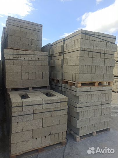Блоки для строительства стеновые вибропрессованные