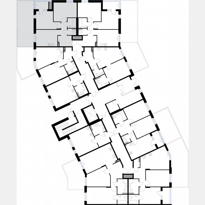 2-к. квартира, 55,9 м², 1/3 эт.
