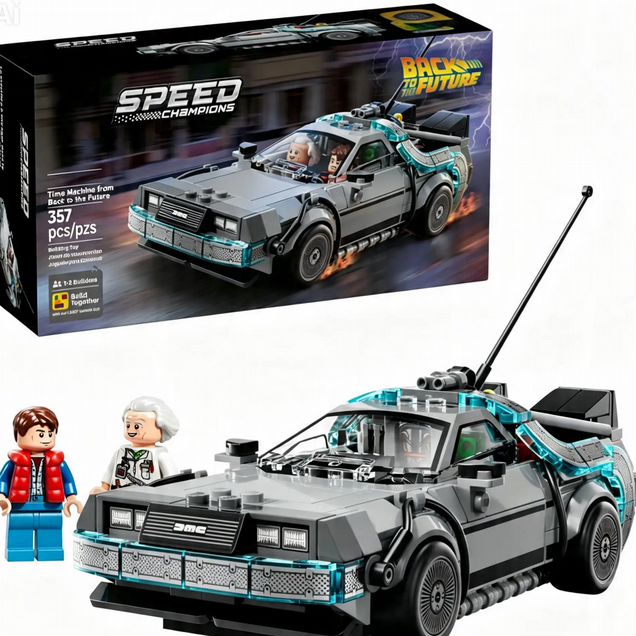 Конструктор Машина времени из «Назад в будущее» не Lego