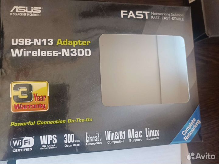 Wifi адаптер (Asus N300) USB N13