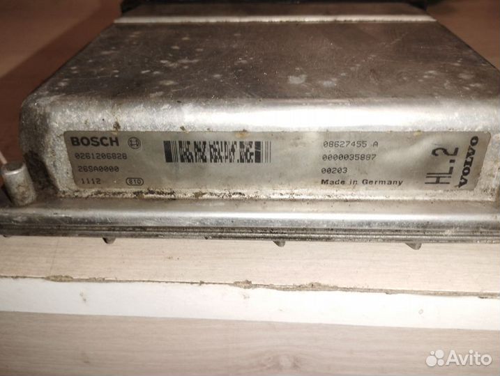 Блок управления двигателем Volvo 08627455A