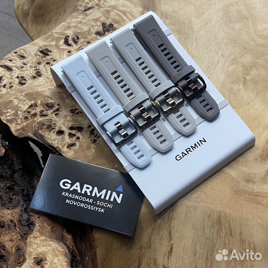 Ремешок силиконовый 20 мм для Garmin Fenix 7 s