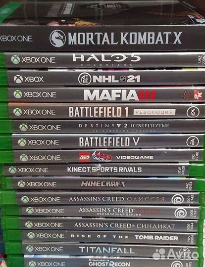 Диски на xbox one в ассортименте