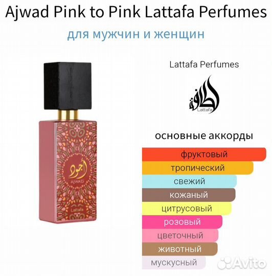 Ajwad Pink to Pink Lattafa Perfumes