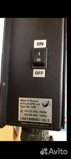 DC-108 DC/DC конвертор 12/24VDC,150W