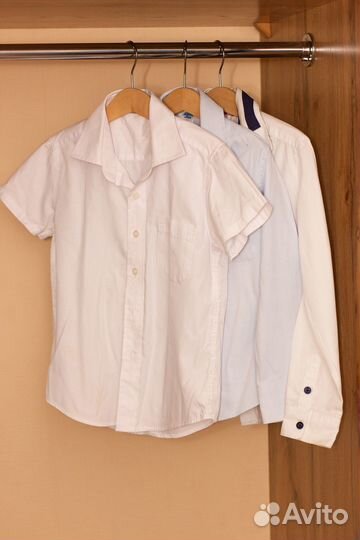 Костюм, рубашки и другая одежда к школе (15 вещей)