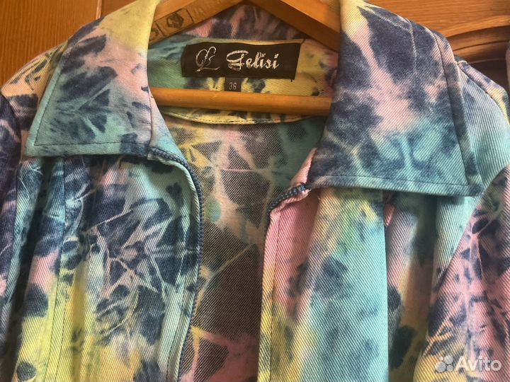 Джинсовый костюм для девушки