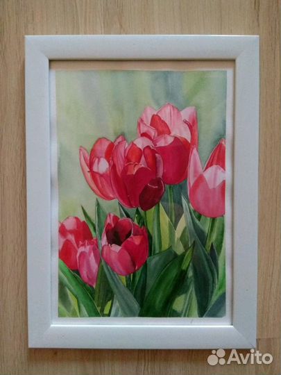 Картина акварель А4