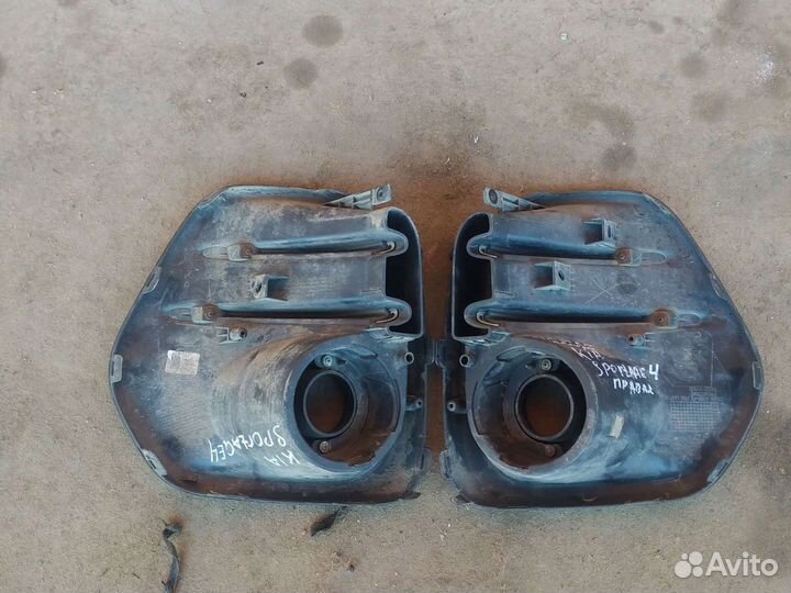 Накладки противотуманки kia sportage 4 правая