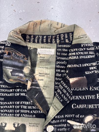 Винтажная американская муж фланель рубашка 52