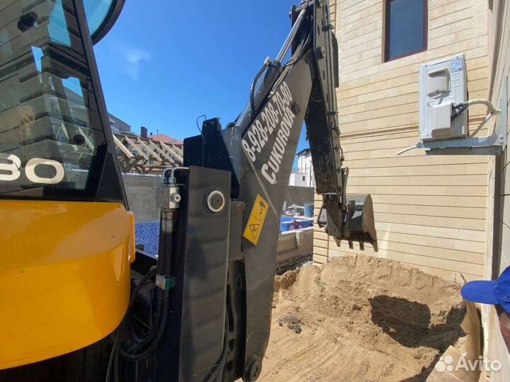 Услуги Экскаватора погрузчика (трактора)