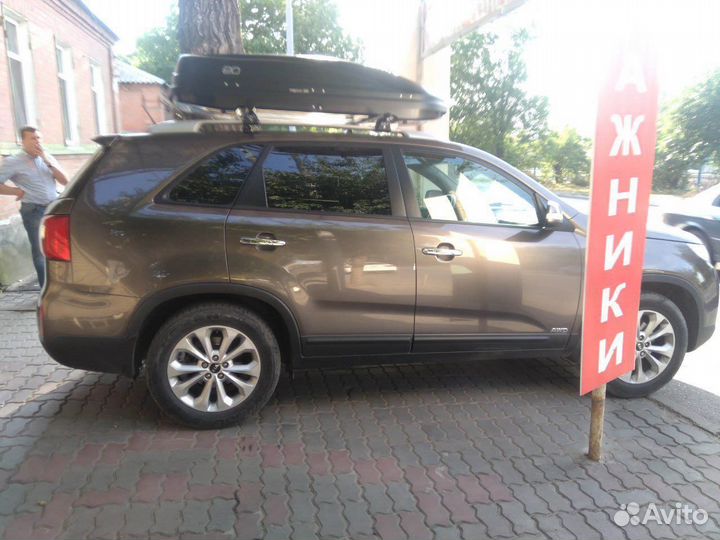 Автобокс ED Магнум 390 л на Kia Sorento