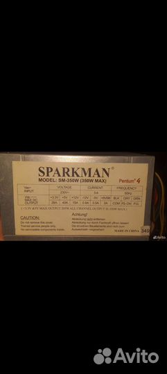 Блок питания для пк 350w