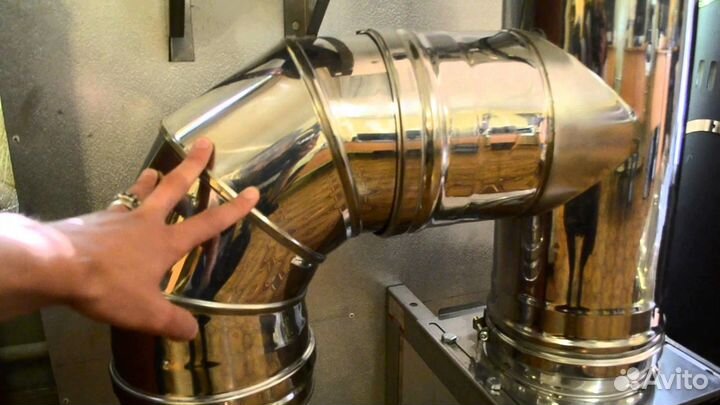 Труба для дымохода из нержавейки в наличии