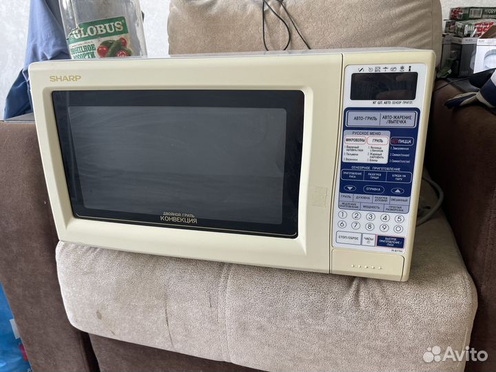Микроволновая печь с грилем и конвекцией sharp