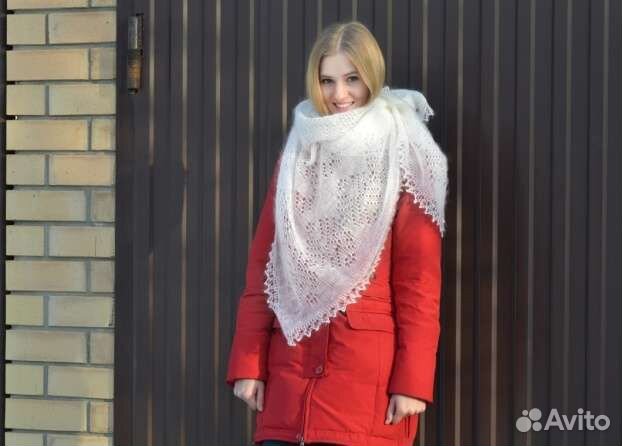 Платок оренбургский (паутинка) 120х120