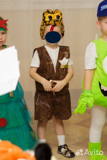 Костюм змеи новогодний р. 3-5 лет