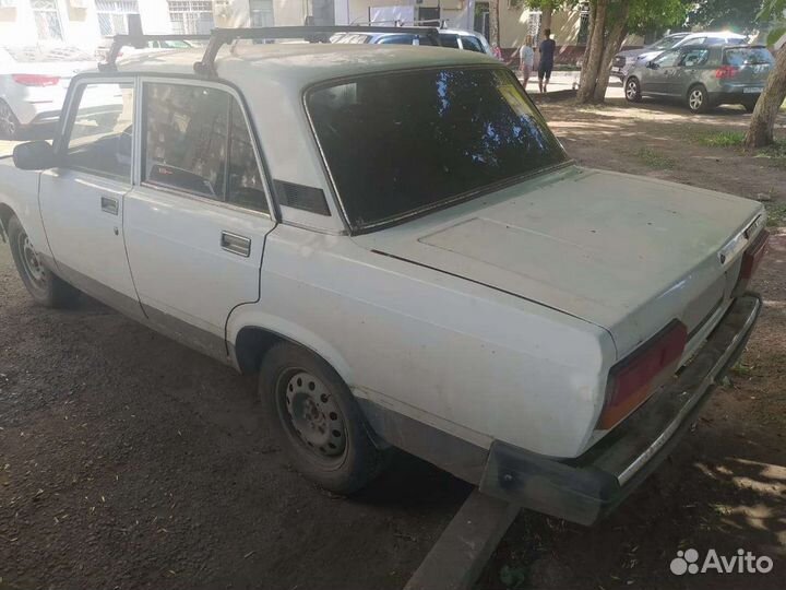 ВАЗ 2107 1.5 МТ, 2008, битый, 38 000 км