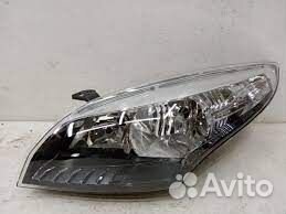 Фара левая Renault Megan 3 (Черная)