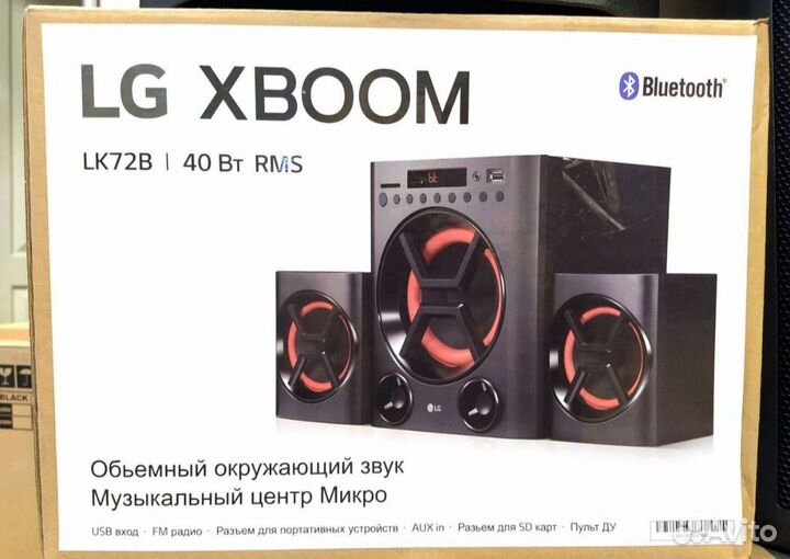 Колонки 2.1 LG xboom LK72B, черный