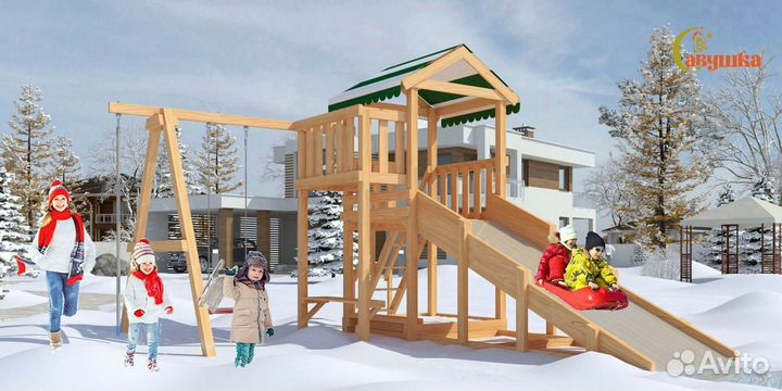 Детская площадка Савушка 4 сезона Мастер 1