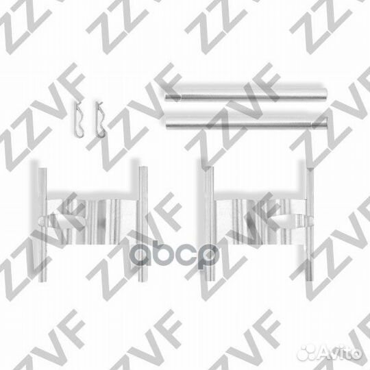 Ремкомплект монтажный тормозных колодок audi Q7