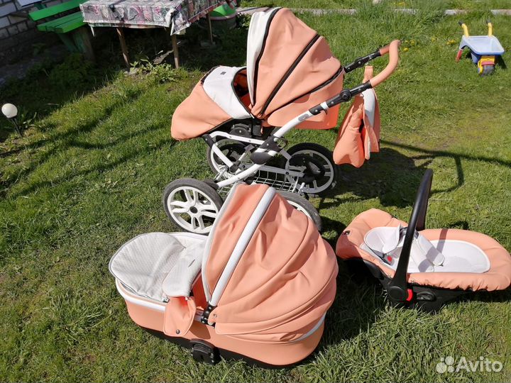Детская коляска три в одном vikalex