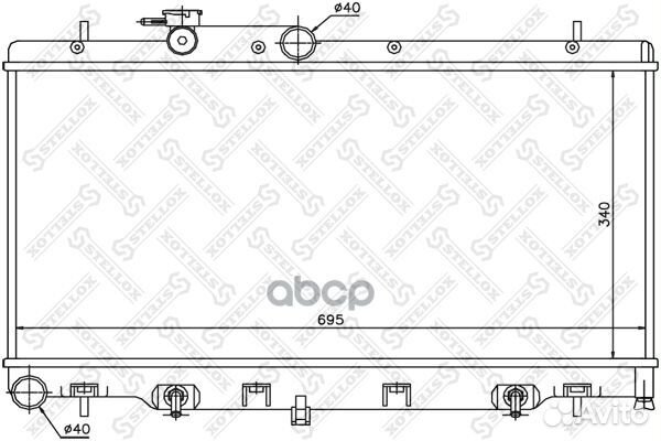 10-25429-SX радиатор системы охлаждения АКПП S