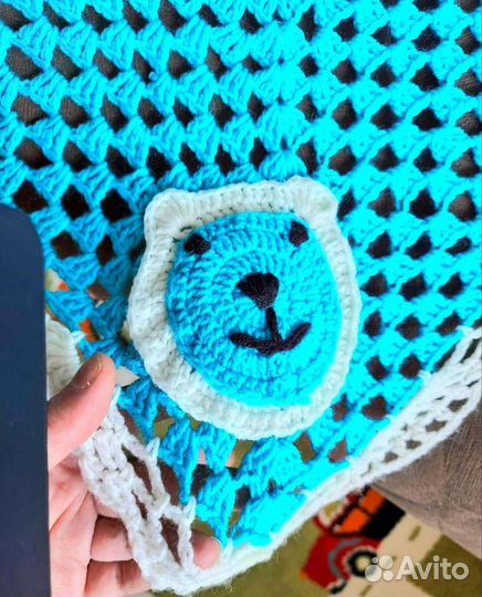 Новый плед на выписку/в коляску/кроватку