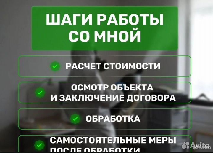 Уничтожение тараканов клопов Дезинфекция Травля