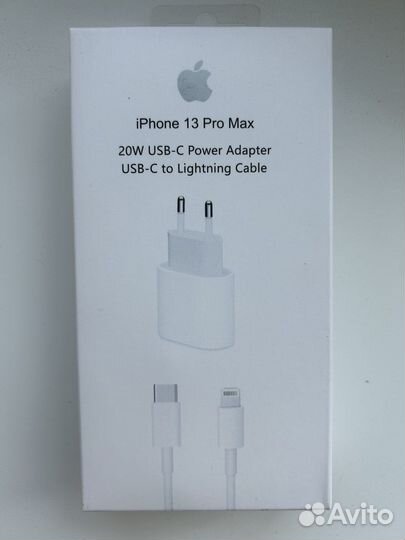 Быстрая зарядка iPhone 20W + кабель