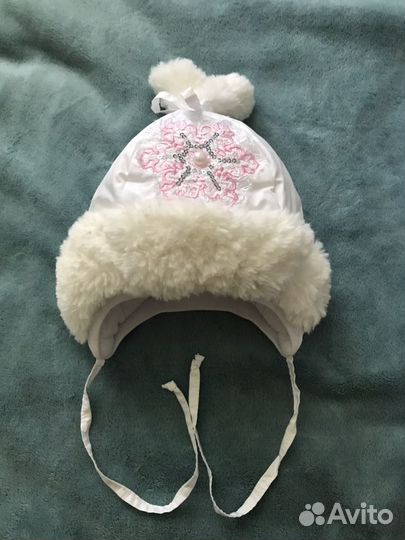 Шапка зимняя для девочки р. 40