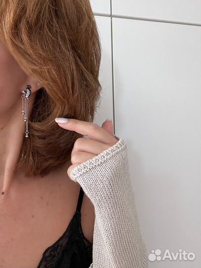 Серебряные серьги