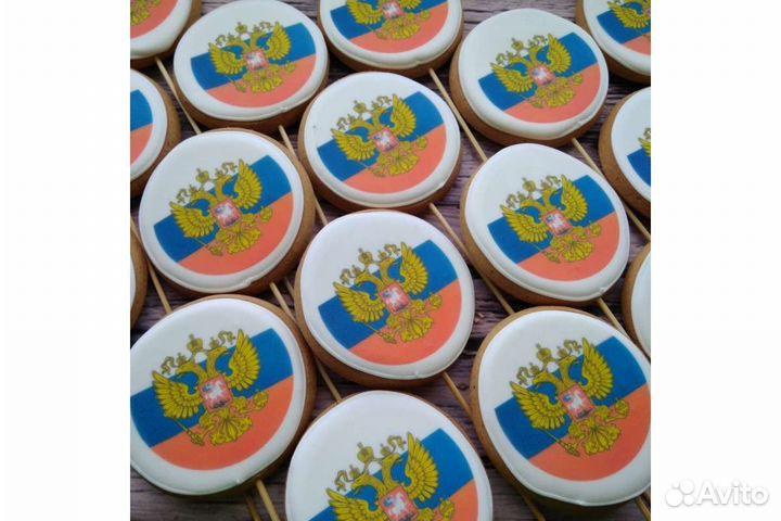 Пряники с прямой печатью