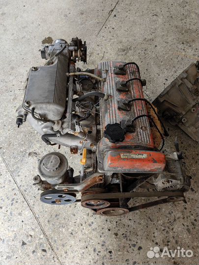 Двигатель Мотор Toyota 5a fe всборе